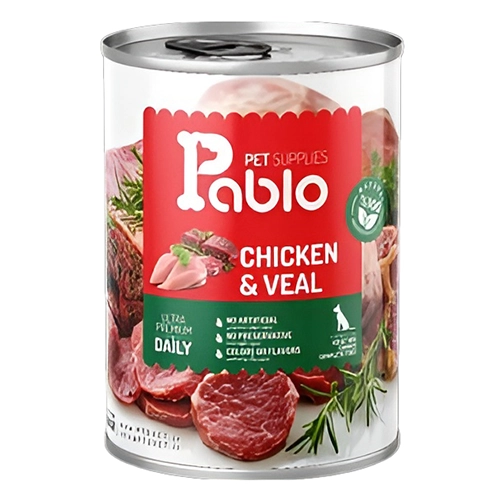 کنسرو گربه پاپلو با گوشت مرغ و بلدرچین - ۴۰۰ گرمی