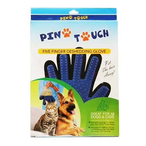 دستکش پرزگیر و ماساژ سگ و گربه پینو تاچ