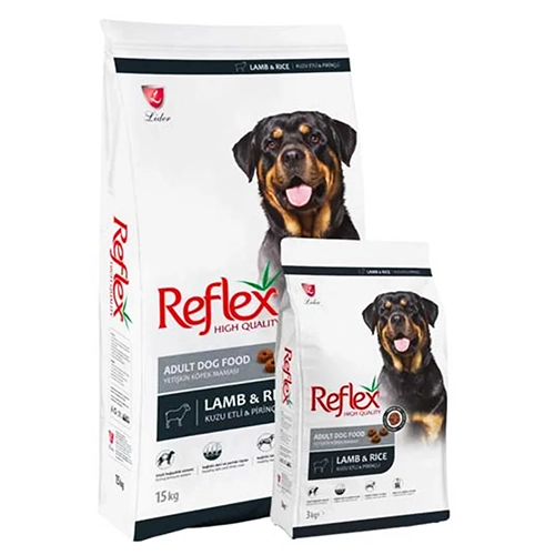 غذای خشک سگ بالغ رفلکس طعم بره و برنج - ۱۵ کیلویی
