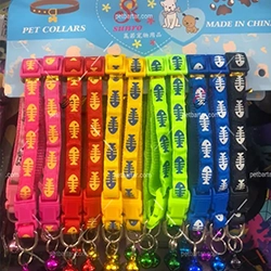 قلاده گردنی سگ و گربه طرحدار و زنگوله دار سانرو