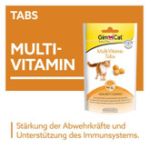 قرص مولتی ویتامین گربه جیم کت مدل Multi-Vitamin Tabs طعم شیر وزن 40 گرم