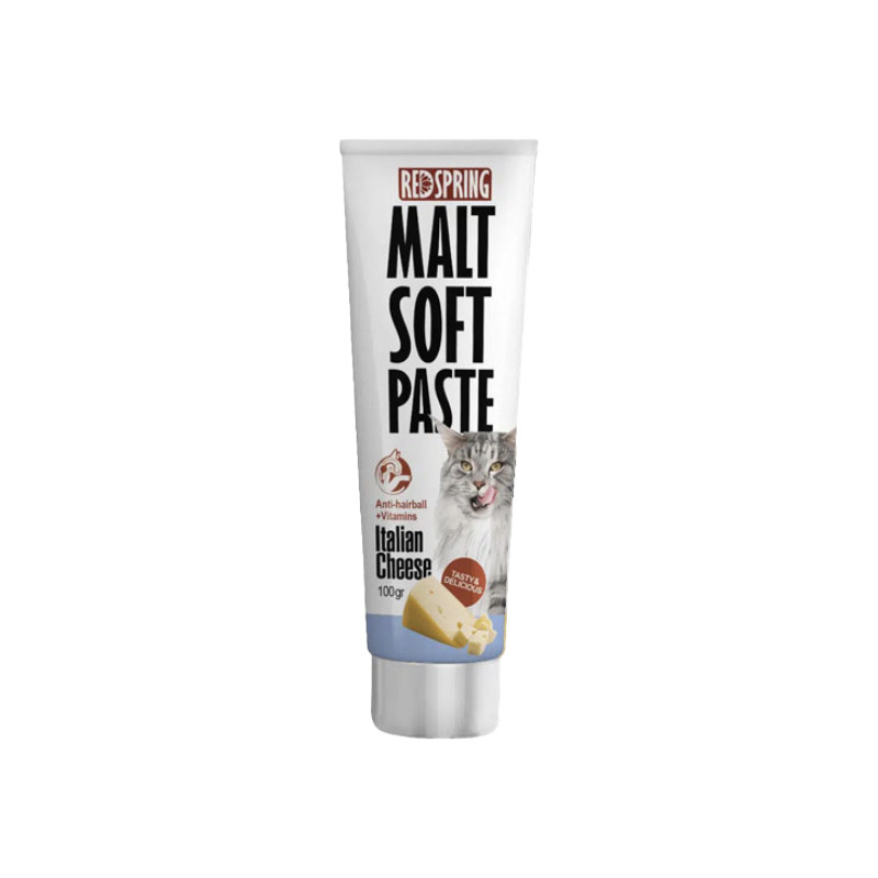 خمیر مالت گربه رداسپرینگ مدل Malt Soft Paste Cheese با طعم پنیر بسته 2 عددی