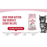 غذای خشک بچه گربه رویال کنین مدل Second age kitten وزن ۲ کیلوگرم