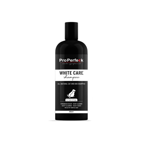 شامپو سگ و گربه پروپرفک مدل White care حجم 250 میلی لیتر